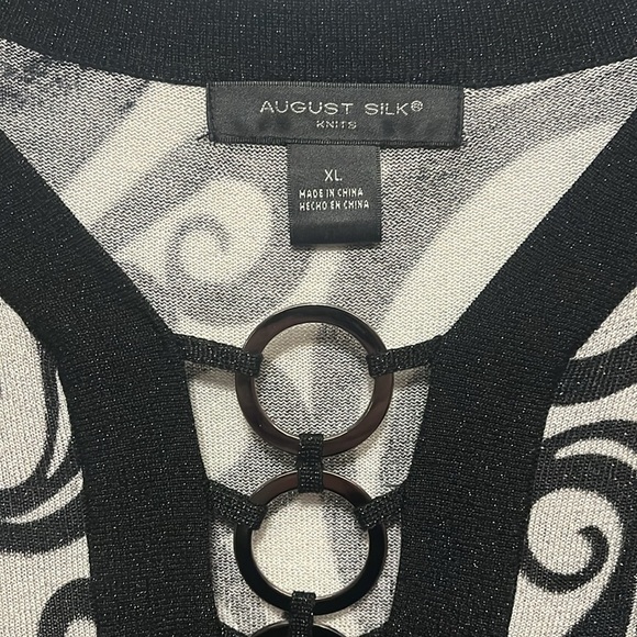 August Silk Knits Top XL - Picture 2 of 8